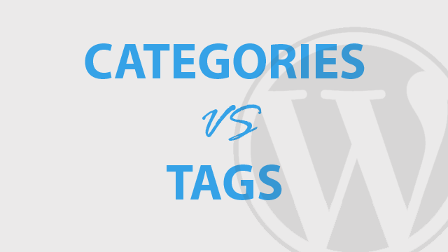 categories and tags